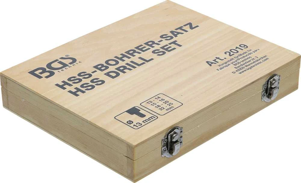 Grąžtas Bgs Technic Grąžtų metalui rinkinys HSS | 13 - 25 mm | 8 vnt. (2019)
