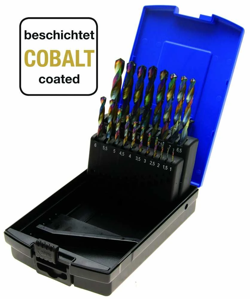 Grąžtas Bgs Technic Grąžtų rinkinys | Cobalt-HSS | 1 - 10 mm | 19 vnt. (2014)