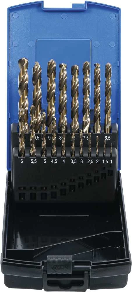Grąžtas Bgs Technic Grąžtų rinkinys | HSS-G M35 kobalto plienas | 1 - 10 mm | 19 vnt. (9297)