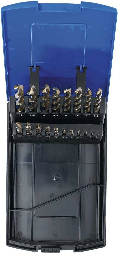 Grąžtas Bgs Technic Grąžtų rinkinys | HSS-G M35 kobalto plienas | 1 - 10 mm | 19 vnt. (9297)