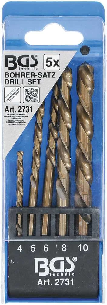 Grąžtas Bgs Technic Grąžtų rinkinys | kairiniai | 5 vnt. (2731)