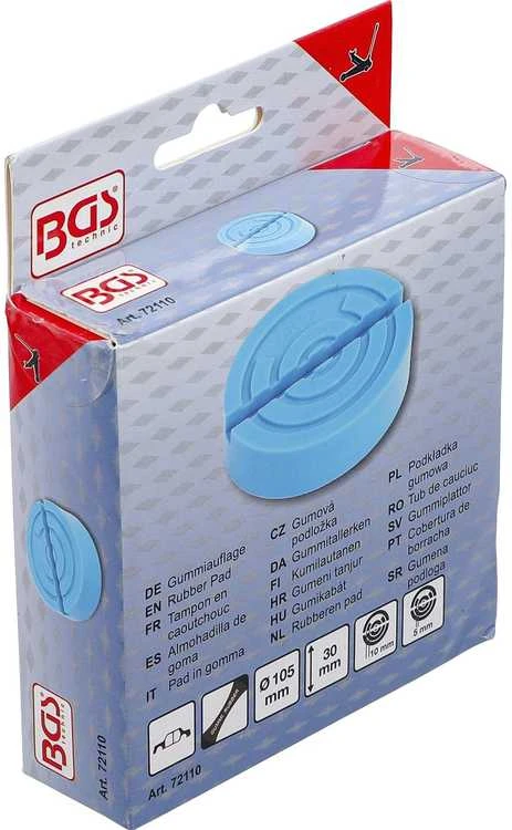 Bgs Technic Guminis padas | keltuvams ant ratukų | Ø 105 mm (72110)