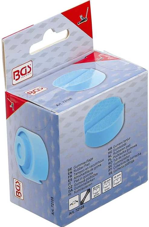 Bgs Technic Guminis padas | keltuvams ant ratukų | 65 x 38 mm (72108)