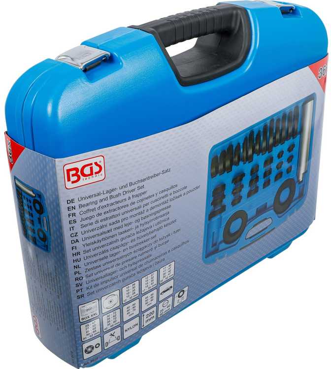Bgs Technic Guolių presavimo / dreifo rinkinys | Nailonas | 36 vnt. (8670)