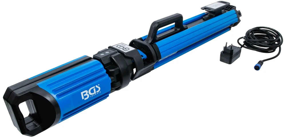 Bgs Technic Hibridinis dvigubas SMD LED darbo prožektorius su stovu | 5000 lm (85360)