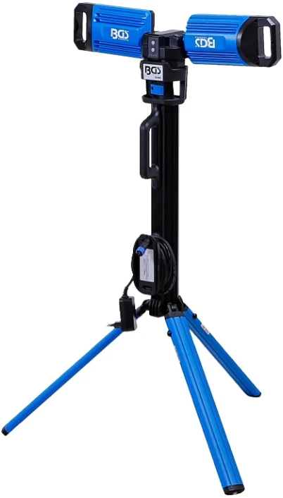 Bgs Technic Hibridinis dvigubas SMD LED darbo prožektorius su stovu | 5000 lm (85360)