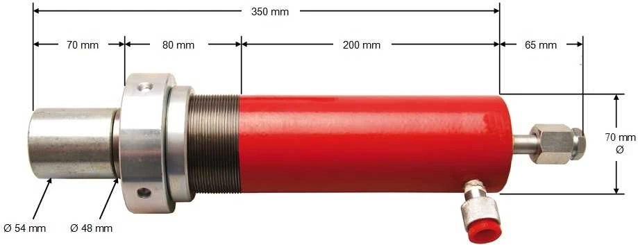 Bgs Technic Hidraulinis cilindras 20t presui (9246-2)
