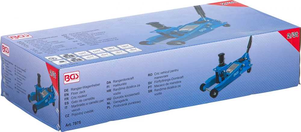 Bgs Technic Hidraulinis keltuvas padidintos galios | 2t / 3t (7875)