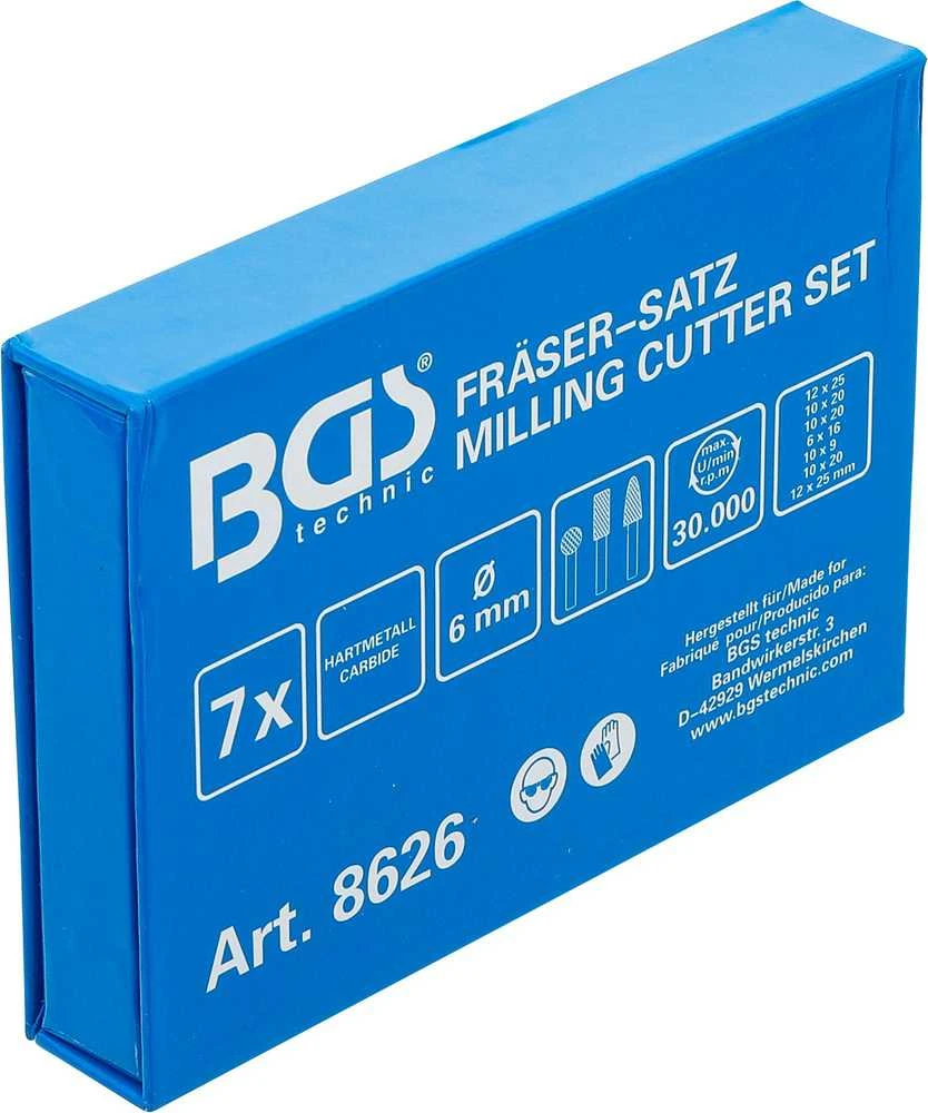 Bgs Technic HSS frezavimo rinkinys | 7 vnt. (8626)