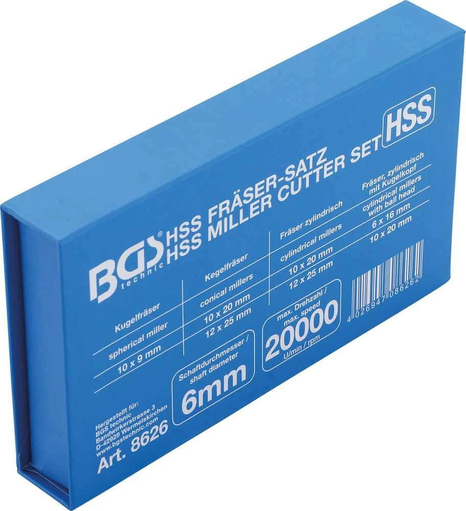 Bgs Technic HSS frezavimo rinkinys | 7 vnt. (8626)