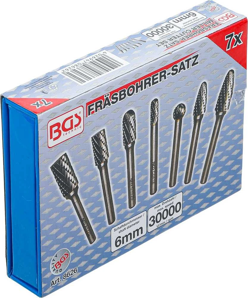 Bgs Technic HSS frezavimo rinkinys | 7 vnt. (8626)