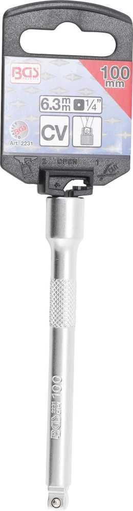 Grąžtas Bgs Technic Ilgintuvas galvutei šarnyrinis | 6.3 mm (1/4") | 100 mm (2231)