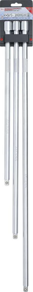 Bgs Technic Ilgintuvų rinkinys | 12.5 mm (1/2") | 450 / 600 / 750 mm | 3 vnt. (6856)
