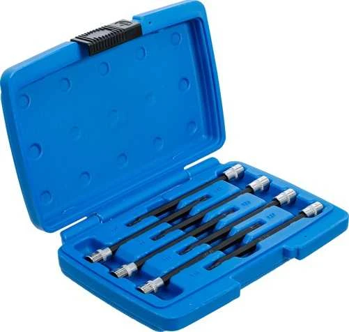 Bgs Technic Įpresuotų antgalių rinkinys | 6.3 mm (1/4") | T-Star (Torx) su šarnyriniu antgaliu | 7 vnt. (8618)