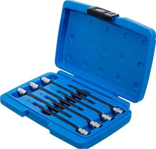 Bgs Technic Įpresuotų antgalių rinkinys | 6.3 mm (1/4") | T-Star (Torx) su šarnyriniu antgaliu | 7 vnt. (8618)