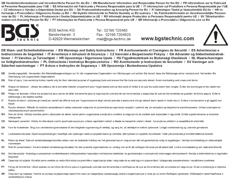 Bgs Technic Įrankių dėklas 3/3: Smūginių galvučių / smūgiams atsparių galvučių su apsauga ir sraigtinių galvučių rinkinys | 12,5 mm (1/2") | 33 vnt. (74557)