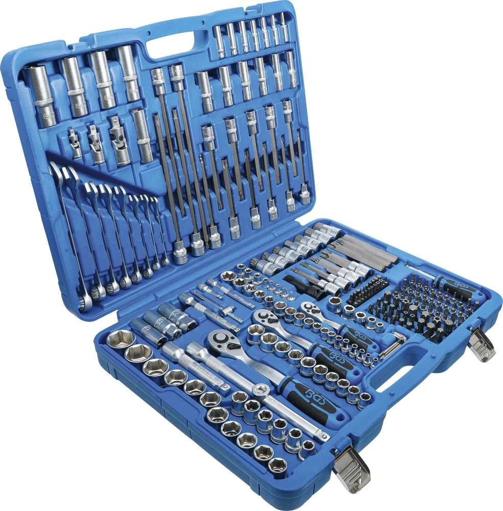 Bgs Technic Galvučių ir įrankių rinkinys | 1/4", 3/8", 1/2" | 214 vnt. (2259)