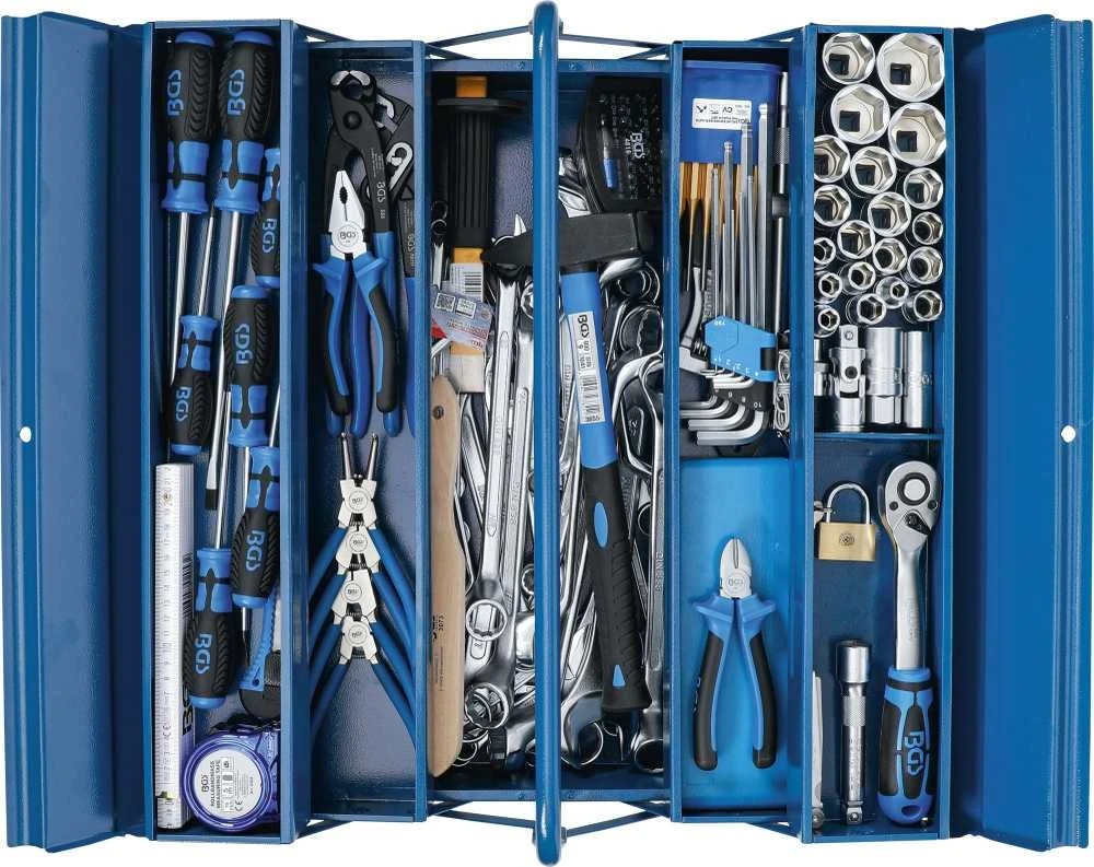 Bgs Technic Įrankių rinkinys metalinėje dėžėje | 137 vnt. (3306)