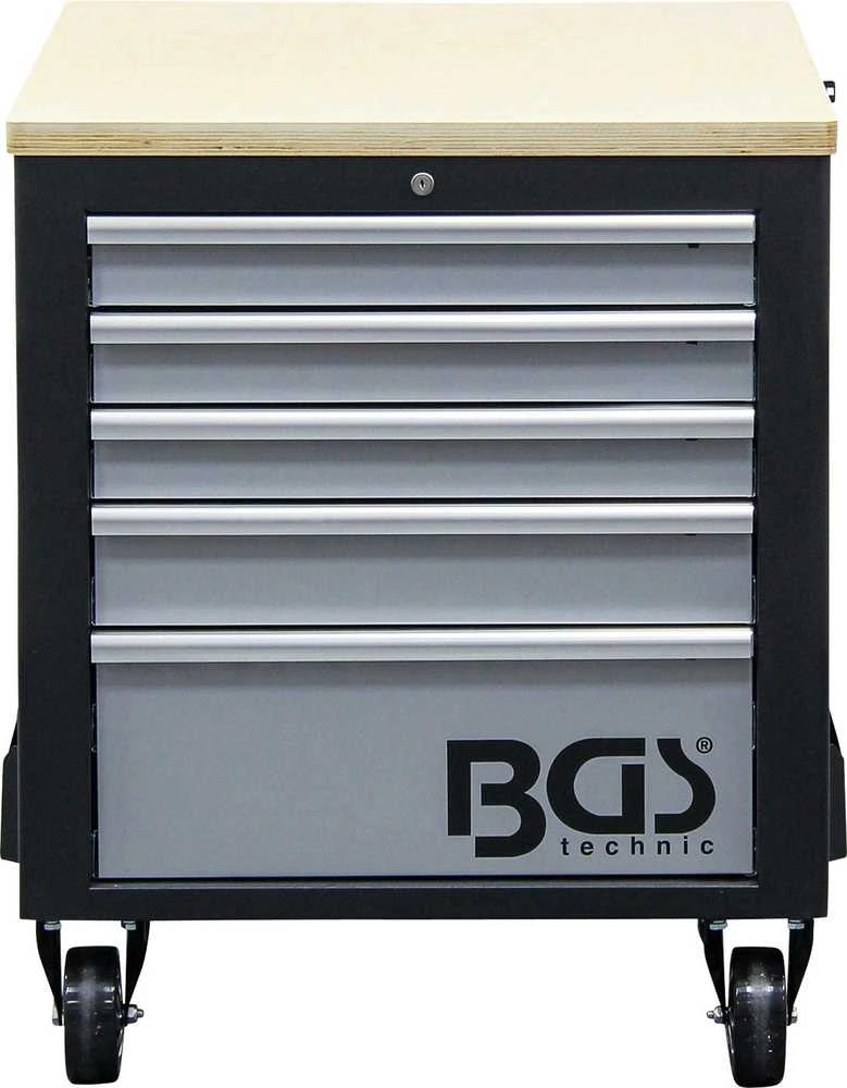 Bgs Technic Įrankių vežimėlis | 2x 5 stalčiai | 1 spintelė | tuščia (4199)