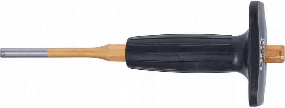 Bgs Technic Iškalėjas su gumine rankena – CrV, grūdintas, lakuotas kotas – Ø8 × 225 mm (9081)