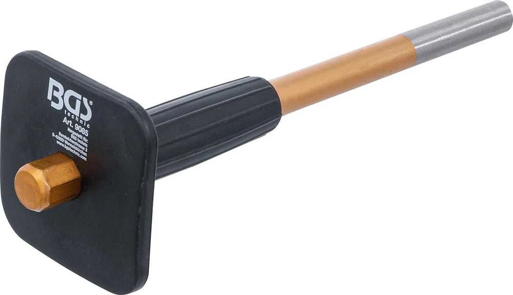 Bgs Technic Iškalėjas su gumine rankena – CrV, grūdintas, lakuotas kotas – Ø16 × 290 mm (9085)