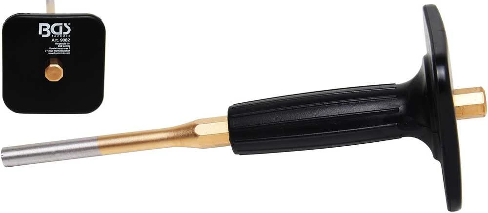Bgs Technic Iškalėjas su gumine rankena – CrV, grūdintas, lakuotas kotas – Ø10 × 240 mm (9082)