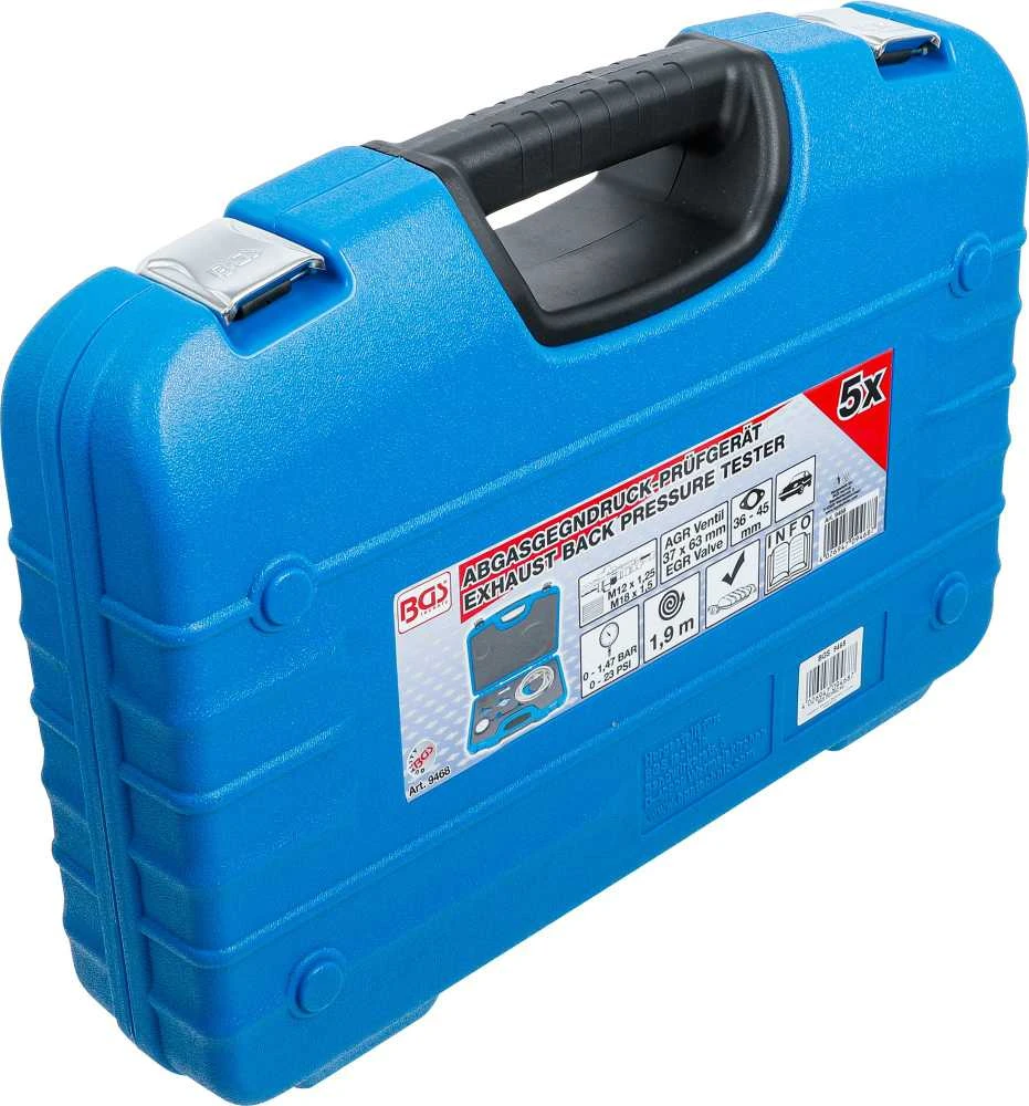 Bgs Technic Išmetamųjų dujų priešslėgio testeris (9468)
