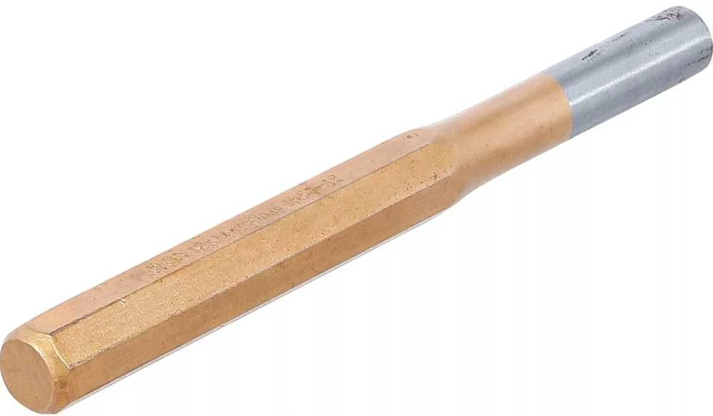 Bgs Technic Išmušėjas bukas – cilindrinis, grūdintas – Ø12 × 150 mm, lakuotas kotas (1651-12)
