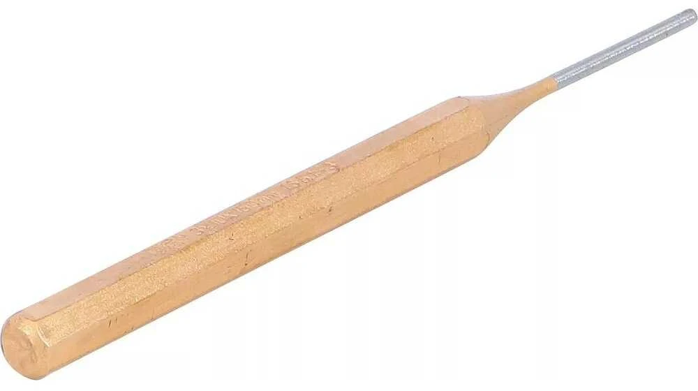 Bgs Technic Išmušėjas bukas – cilindrinis, grūdintas – Ø3 × 150 mm, CrV, lakuotas kotas (1651-3)