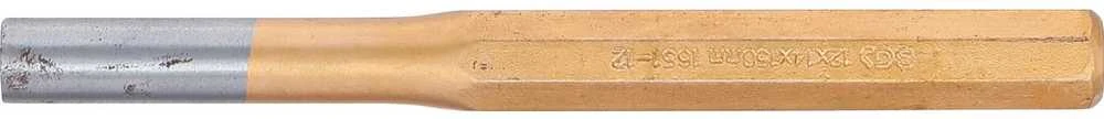 Bgs Technic Išmušėjas bukas – cilindrinis, grūdintas – Ø12 × 150 mm, lakuotas kotas (1651-12)