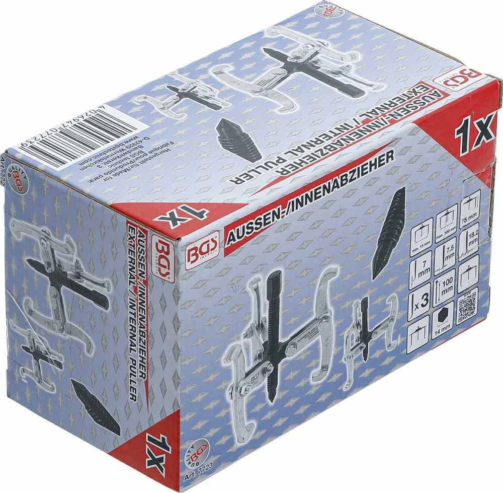 Bgs Technic Išorinis / vidinis nuėmėjas 3-kojis | 15 - 100 mm (7723)
