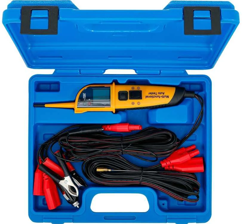 Bgs Technic Įtampos testeris / daugiafunkcinis zondas su ekranu ir 8 funkcijos (40105)