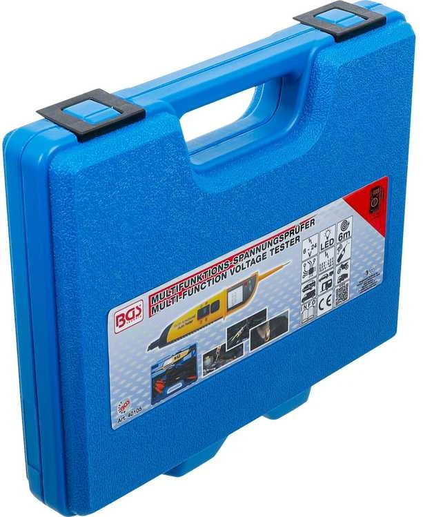 Bgs Technic Įtampos testeris / daugiafunkcinis zondas su ekranu ir 8 funkcijos (40105)