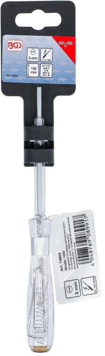 Bgs Technic Įtampos testeris/ indikatorius | 125 - 250 V | 150 mm (74693B)