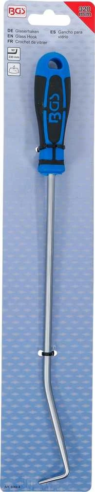 Bgs Technic Kabliukas stiklo remontui | 270 mm | guminėms automobilio stiklų tarpinėms (8002-4)