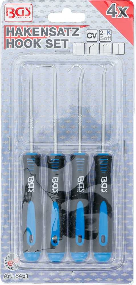 Bgs Technic Kabliukų rinkinys | 4 vnt. (8451)