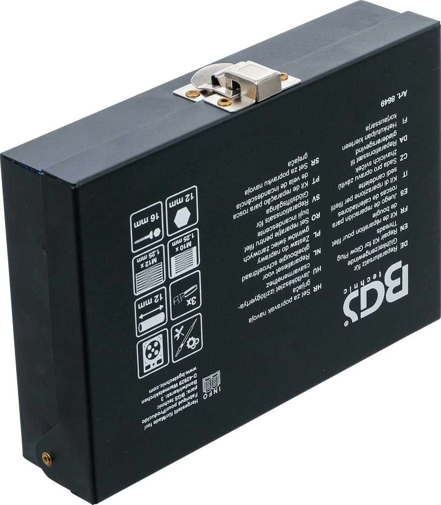 Bgs Technic Kaitinimo žvakės sriegio remonto rinkinys | M10 x 1.25 (8649)