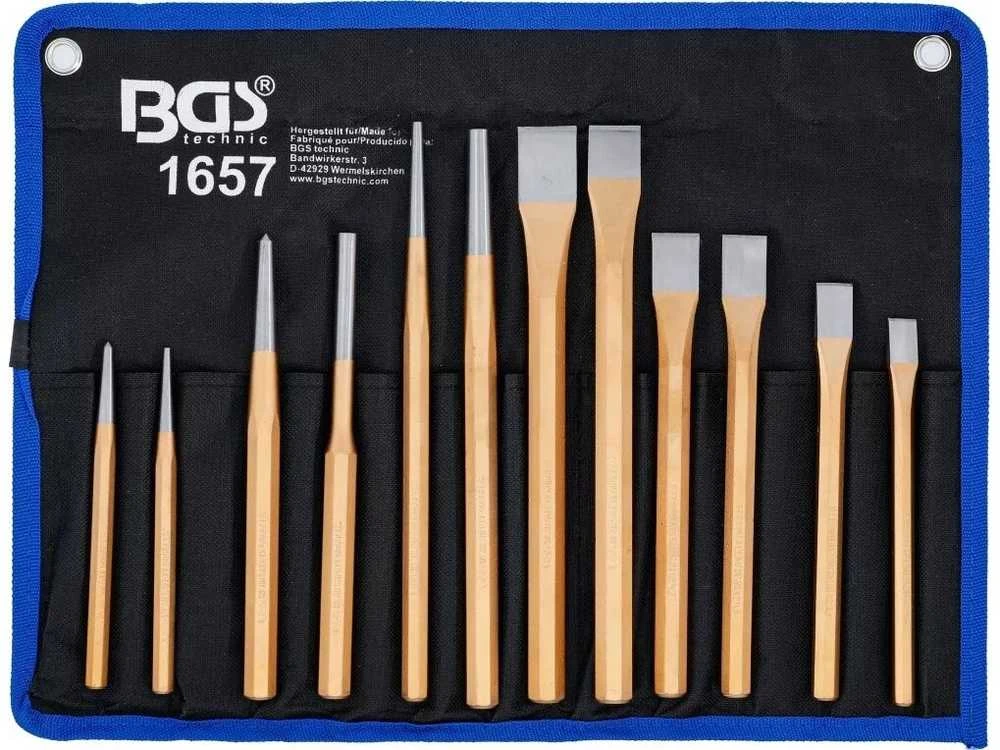 Bgs Technic Kaltų / išmušėjų / žymeklių rinkinys | 12 vnt. (1657)