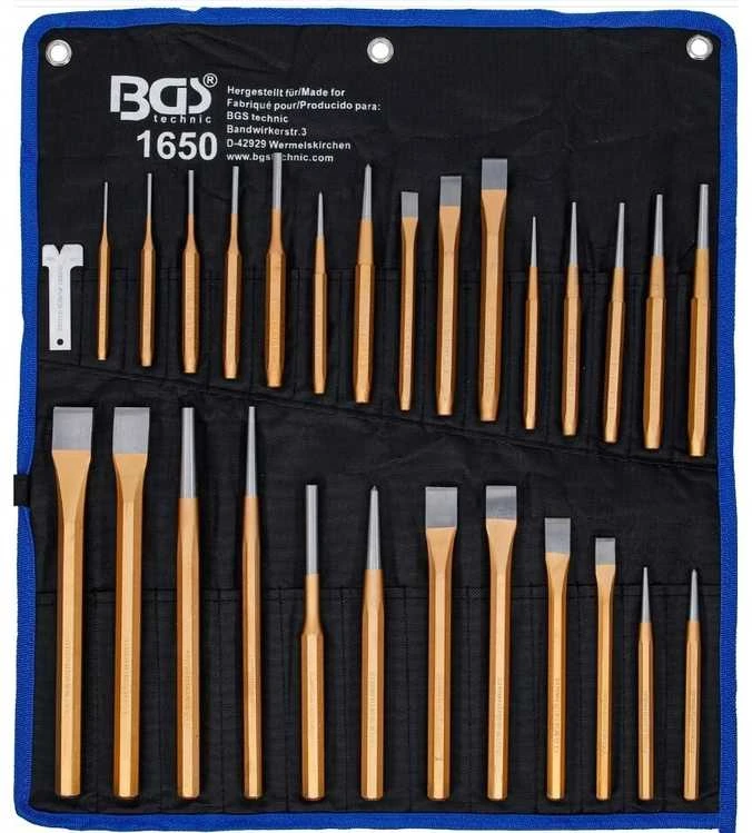 Bgs Technic Kaltų / išmušėjų / žymeklių rinkinys | 28 vnt. (1650)