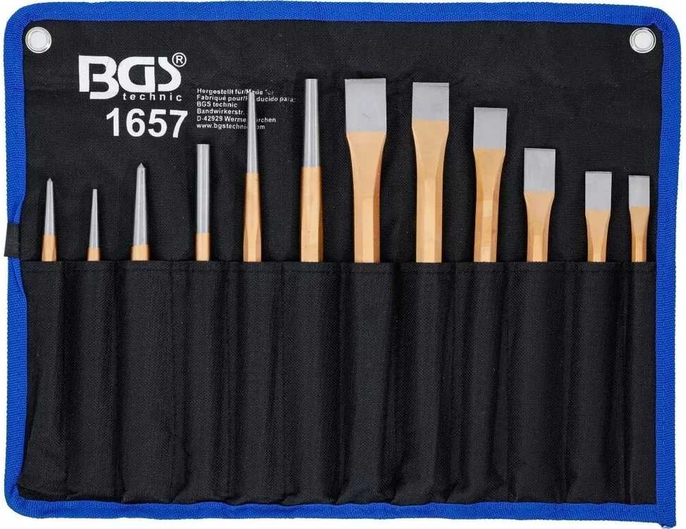 Bgs Technic Kaltų / išmušėjų / žymeklių rinkinys | 12 vnt. (1657)
