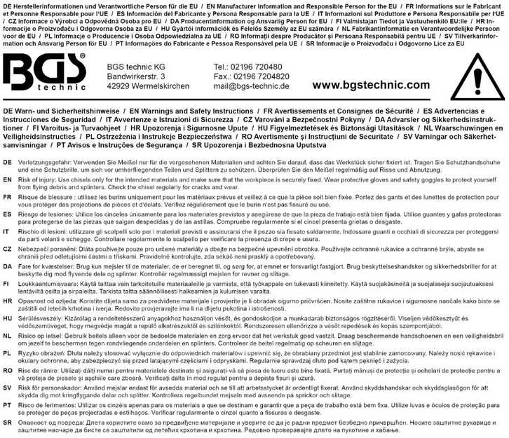 Bgs Technic Kaltų / išmušėjų / žymeklių rinkinys | 28 vnt. (1650)