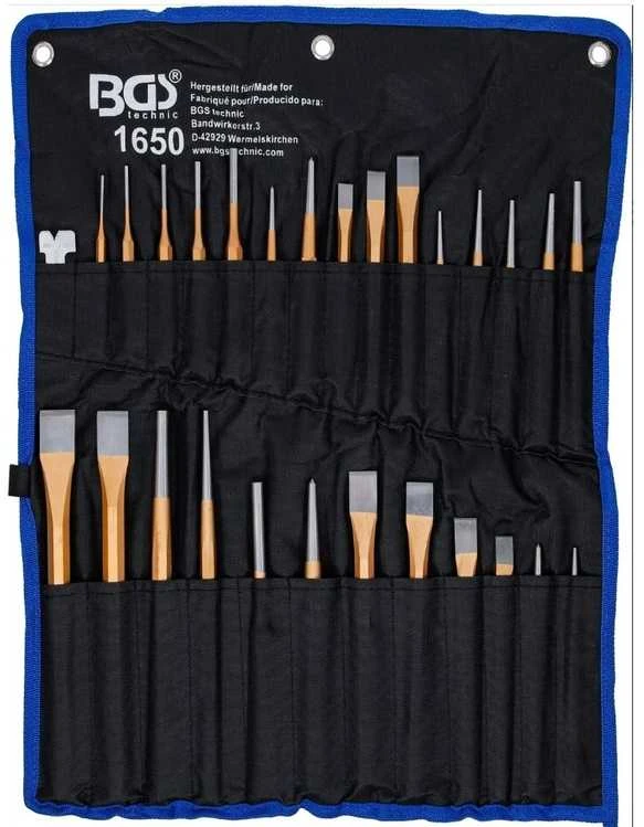 Bgs Technic Kaltų / išmušėjų / žymeklių rinkinys | 28 vnt. (1650)