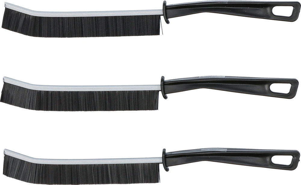 Bgs Technic Kampų valymo šepetėlių rinkinys | 230 mm | 3 vnt. (50915)