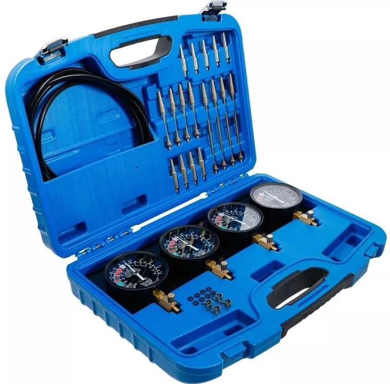Bgs Technic Karbiuratorių sinchronizavimo matuoklių rinkinys | 4 manometrai | 29 vnt. (62670)