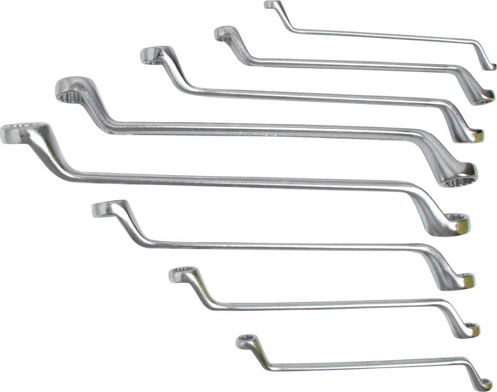 Bgs Technic Kilpinių raktų rinkinys | gilus poslinkis | 6x7 - 20x22 mm | 8 vnt. (30306)