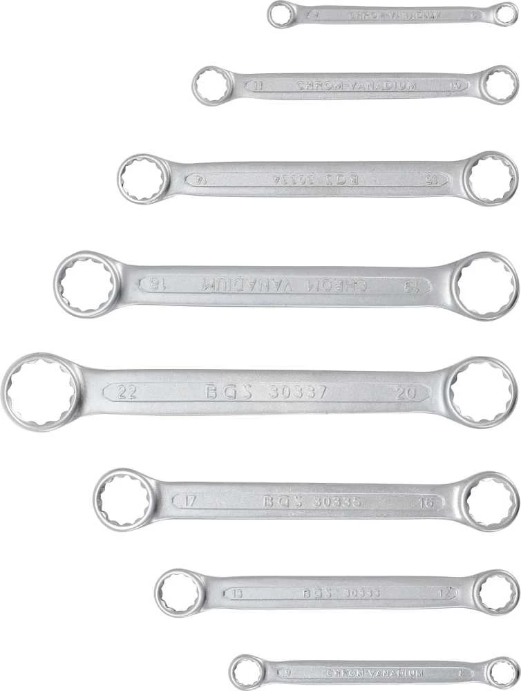 Bgs Technic Kilpinių raktų rinkinys | tiesūs | 6-22 mm | 8 vnt. (30300)