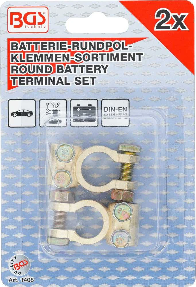Bgs Technic Klemos akumuliatoriui | 2 vnt. (1408)