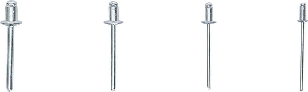 Bgs Technic Kniedžių rinkinys dėžutėje | aliuminis | Ø 2,4 - 4,8 mm | 400 vnt. (8058)