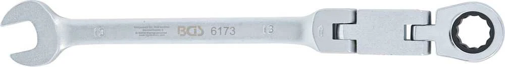 Bgs Technic Kombinuotas raktas su terkšle | dvigubas šarnyras | 13 mm (6173)