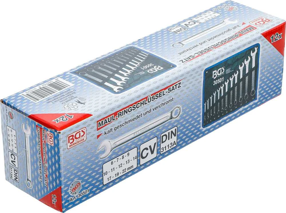 Bgs Technic Kombinuotas raktų rinkinys | 6 - 22 mm | 12 vnt. (30501)